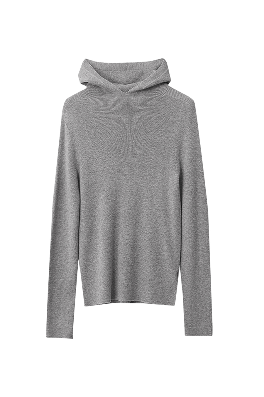 Seamless Integrated Hooded Sweater|AMII-AMII.com