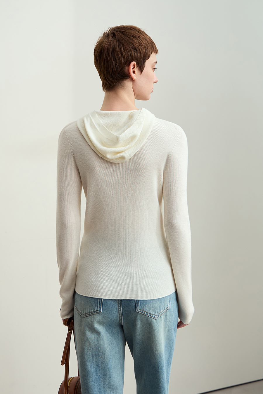 Seamless Integrated Hooded Sweater|AMII-AMII.com