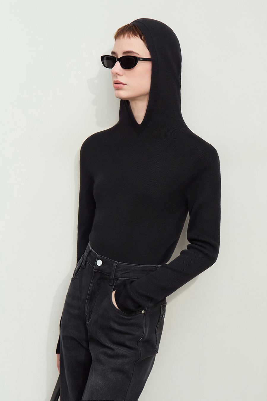 Seamless Integrated Hooded Sweater|AMII-AMII.com