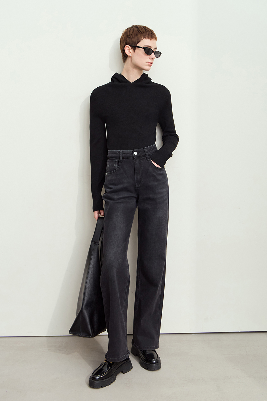 Seamless Integrated Hooded Sweater|AMII-AMII.com