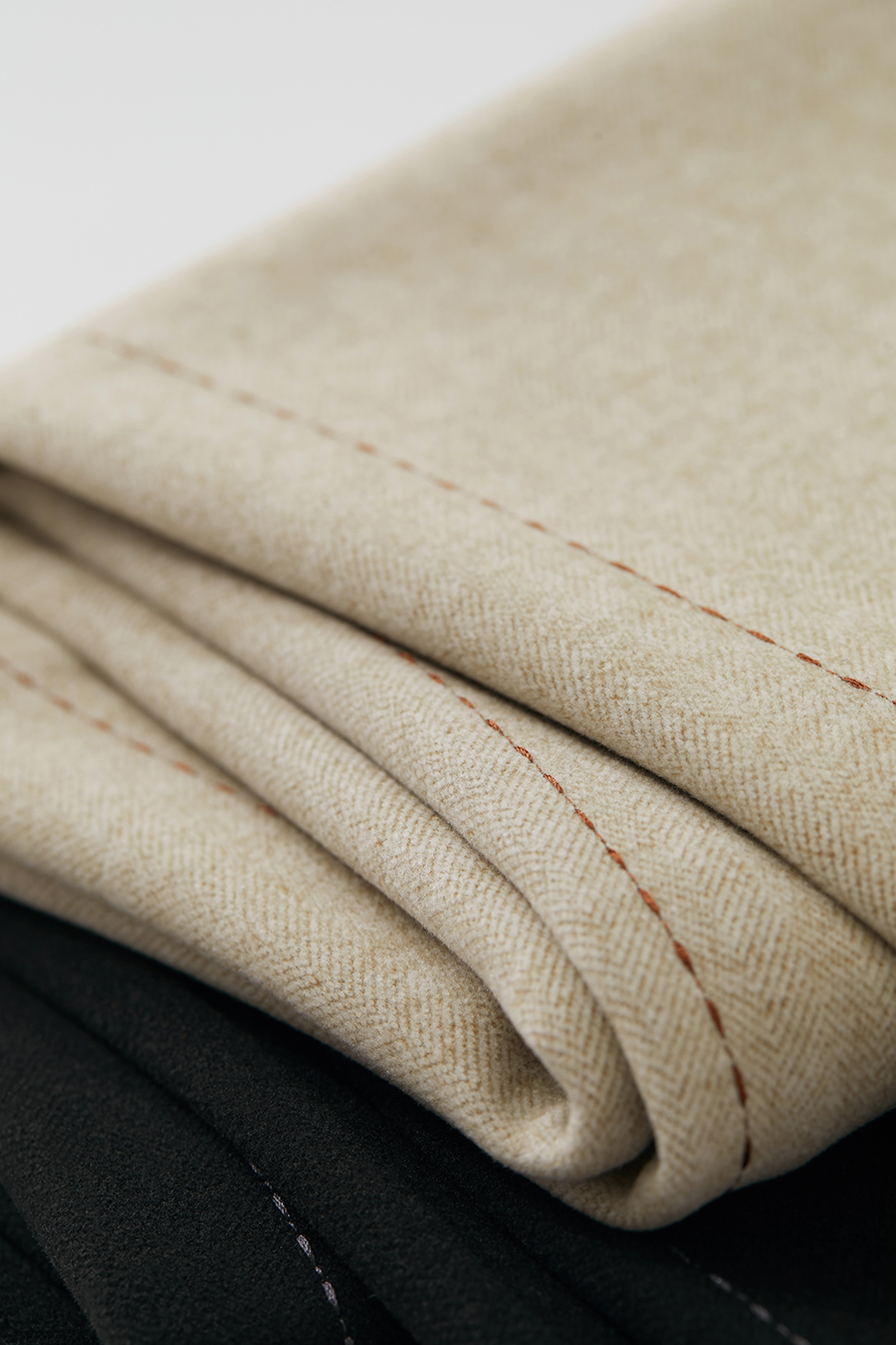 Herringbone Wide - leg Long Pants|AMII-AMII.com