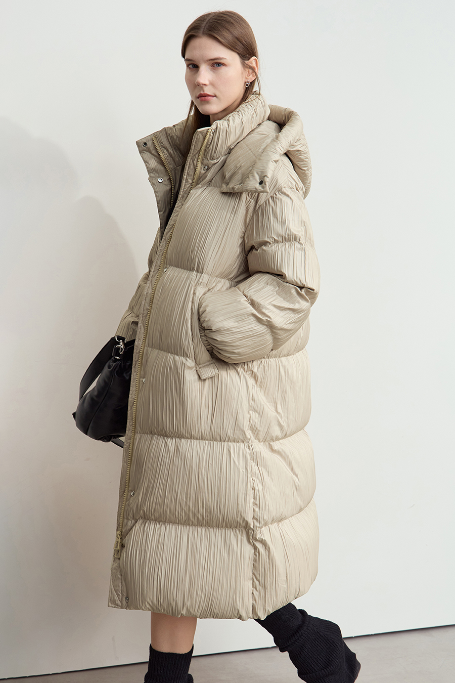 Graphene Long Down Jacket|AMII-AMII.com