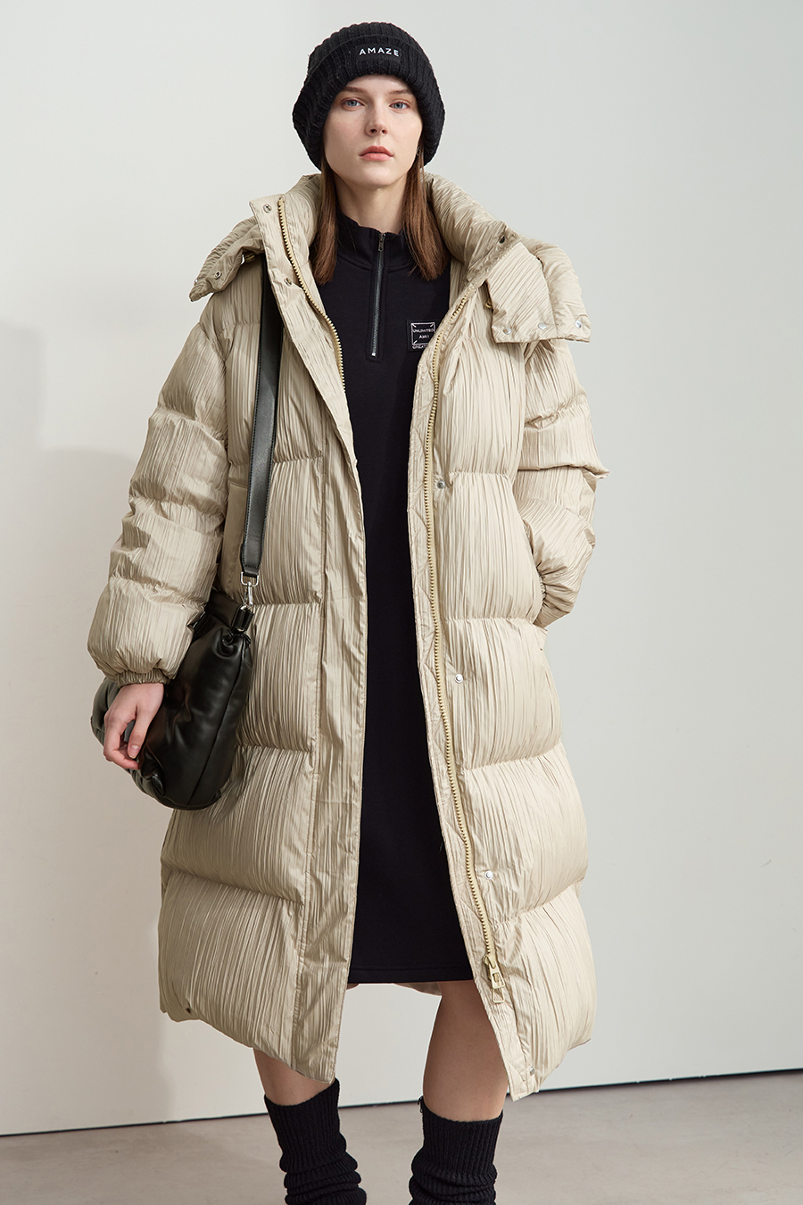 Graphene Long Down Jacket|AMII-AMII.com