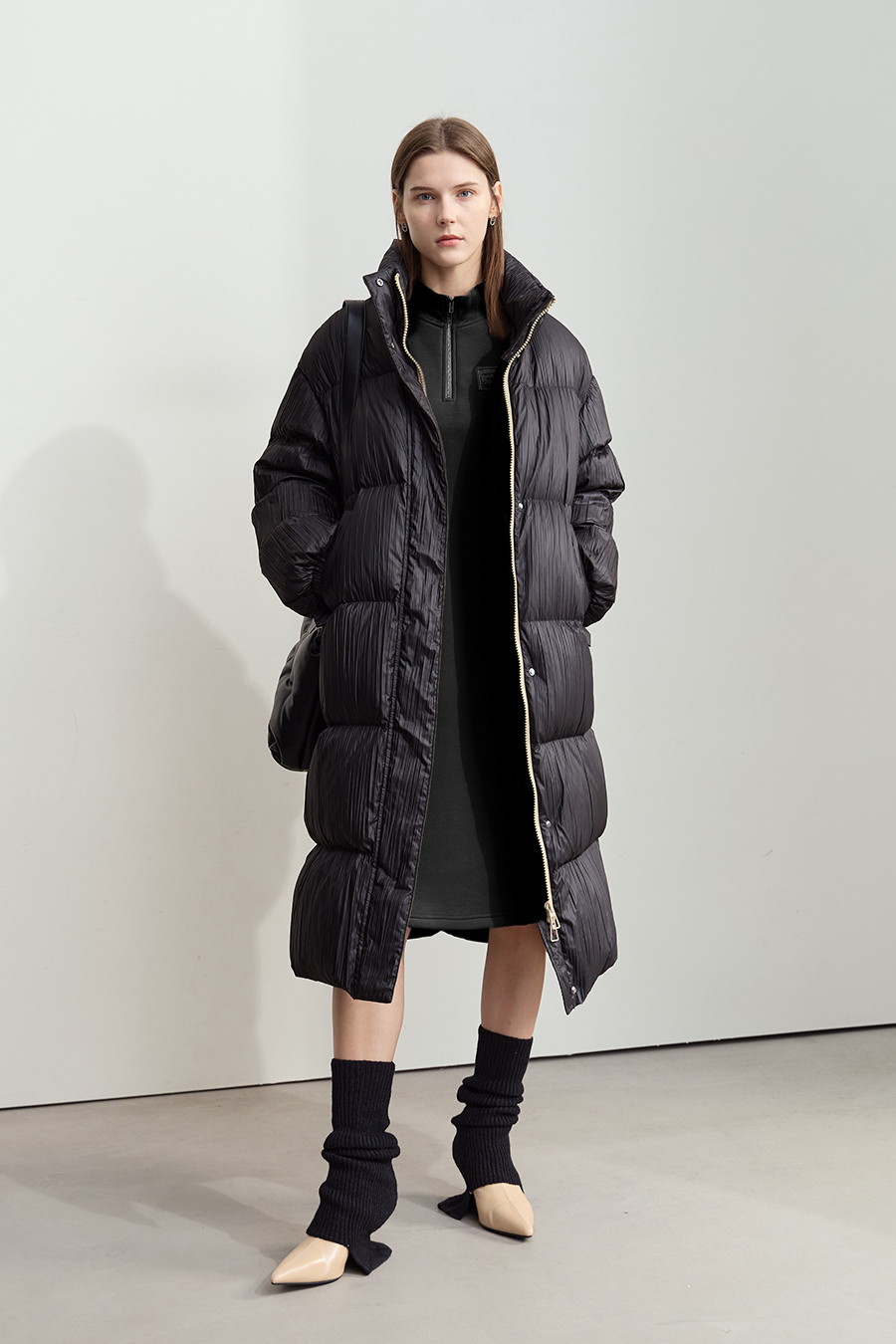 Graphene Long Down Jacket|AMII-AMII.com