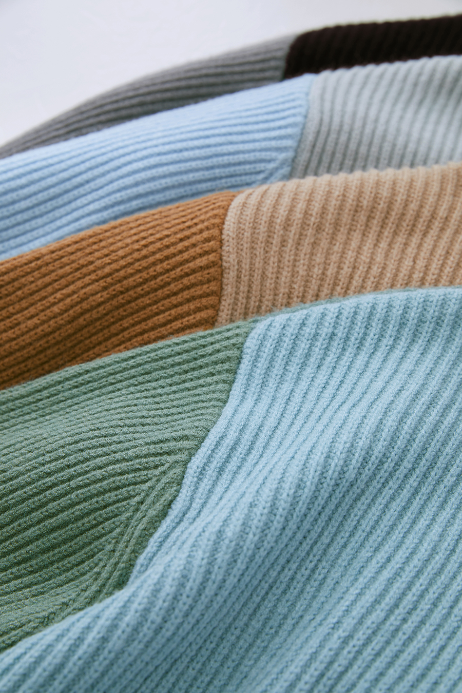 Color Block Loose Sweater|AMII-AMII.com