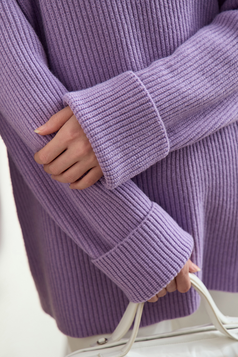 Collar Loose Drop Shoulder Sweater