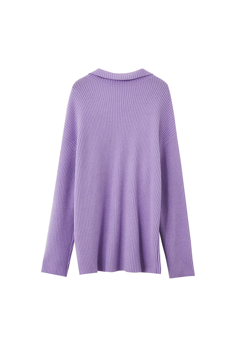 Collar Loose Drop Shoulder Sweater