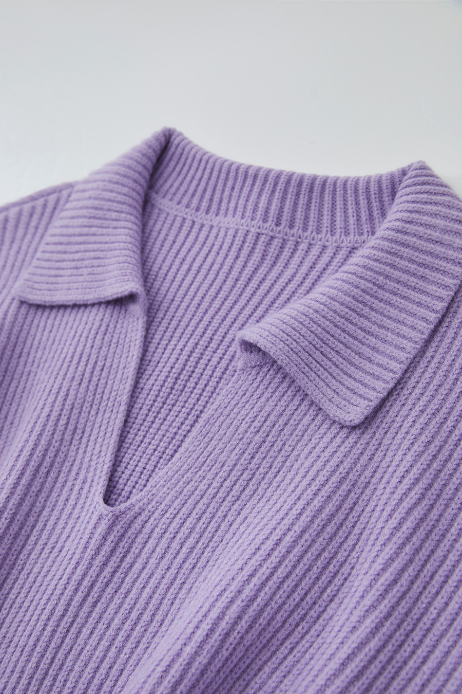 Collar Loose Drop Shoulder Sweater