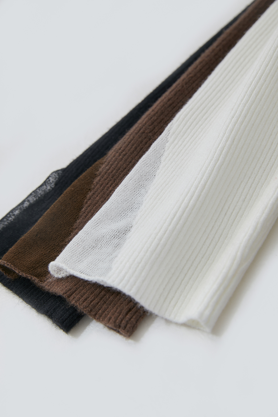 Slightly Sheer Spliced Sweater|AMII-AMII.com