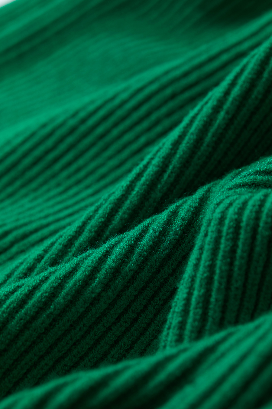 Overlapping High Neck Drop Shoulder Sweater|AMII-AMII.com