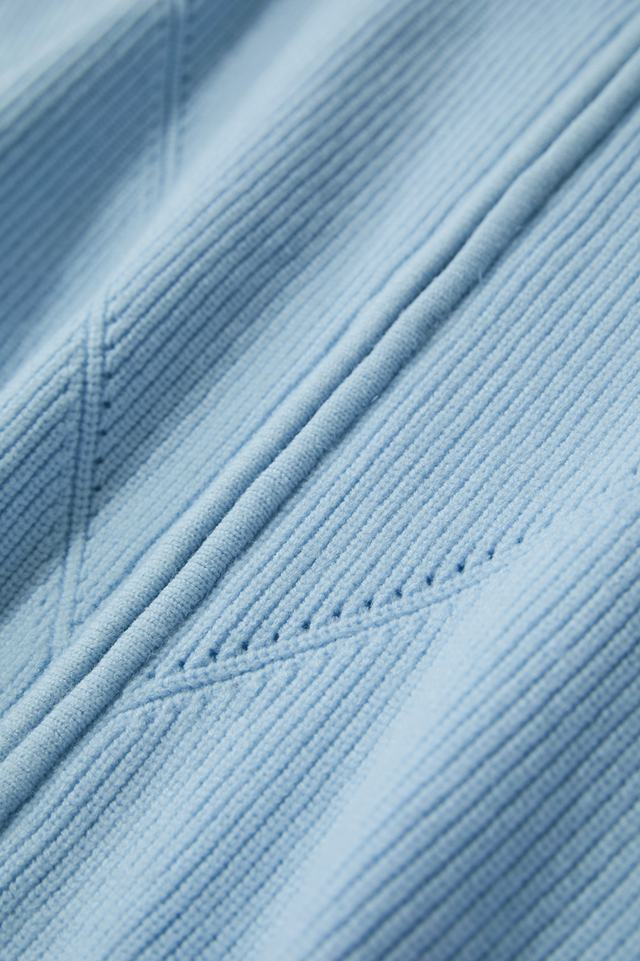 Lapel Zip-Up Knit Cardigan