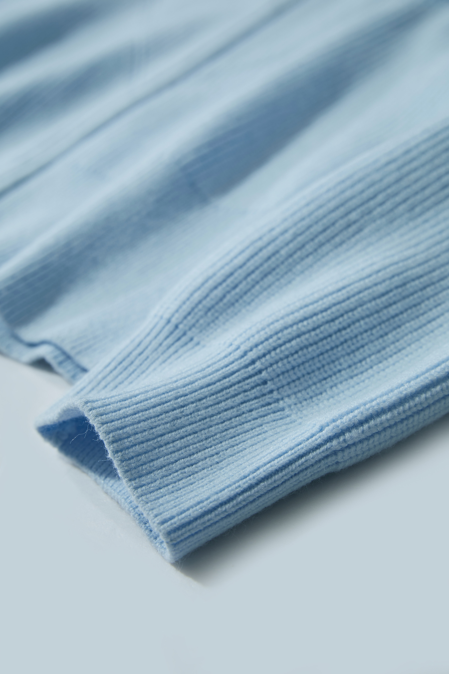 Lapel Zip-Up Knit Cardigan