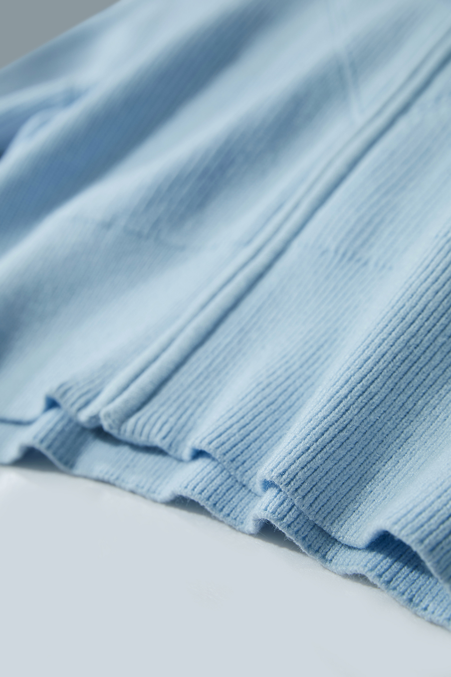 Lapel Zip-Up Knit Cardigan