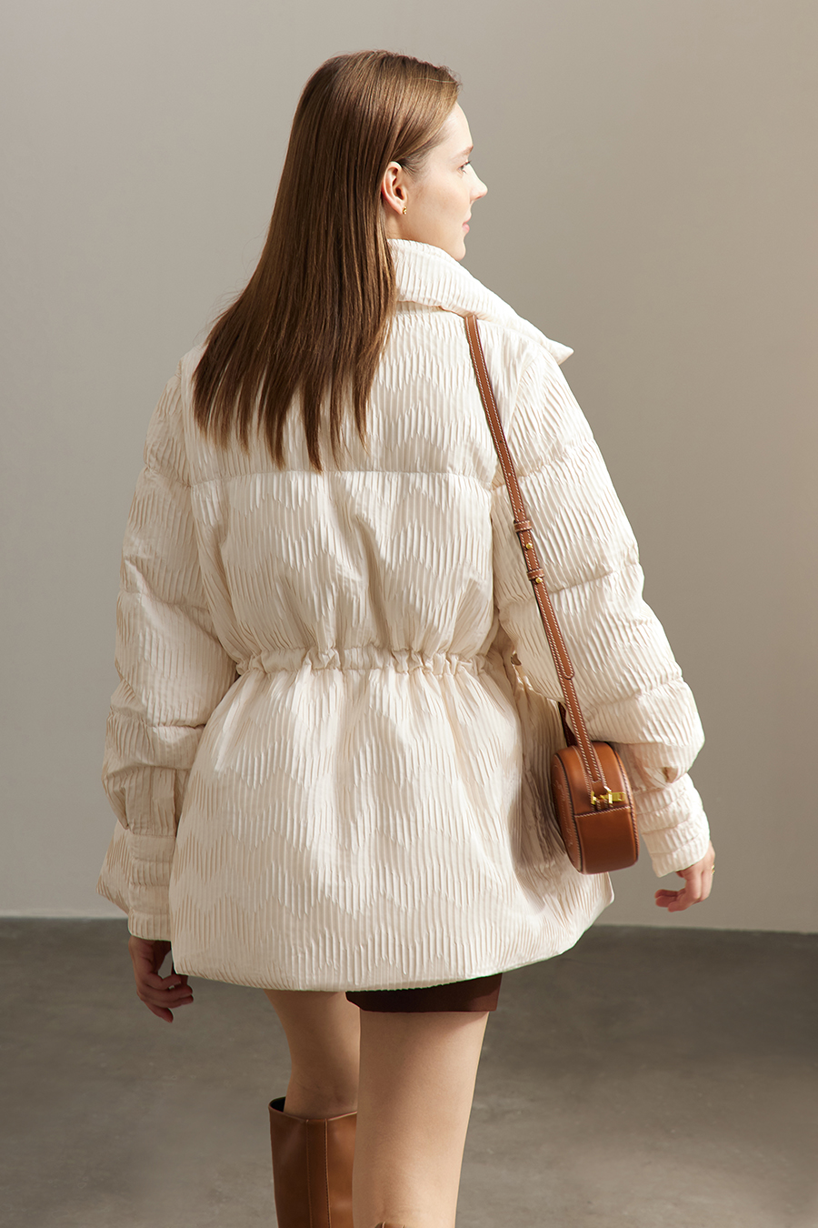 Graphene Waist - cinching Down Jacket|AMII-AMII.com