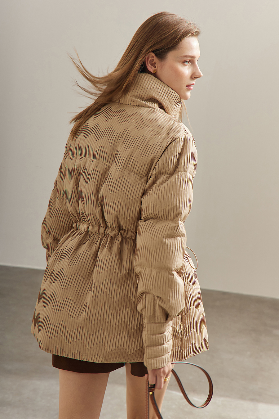 Graphene Waist - cinching Down Jacket|AMII-AMII.com