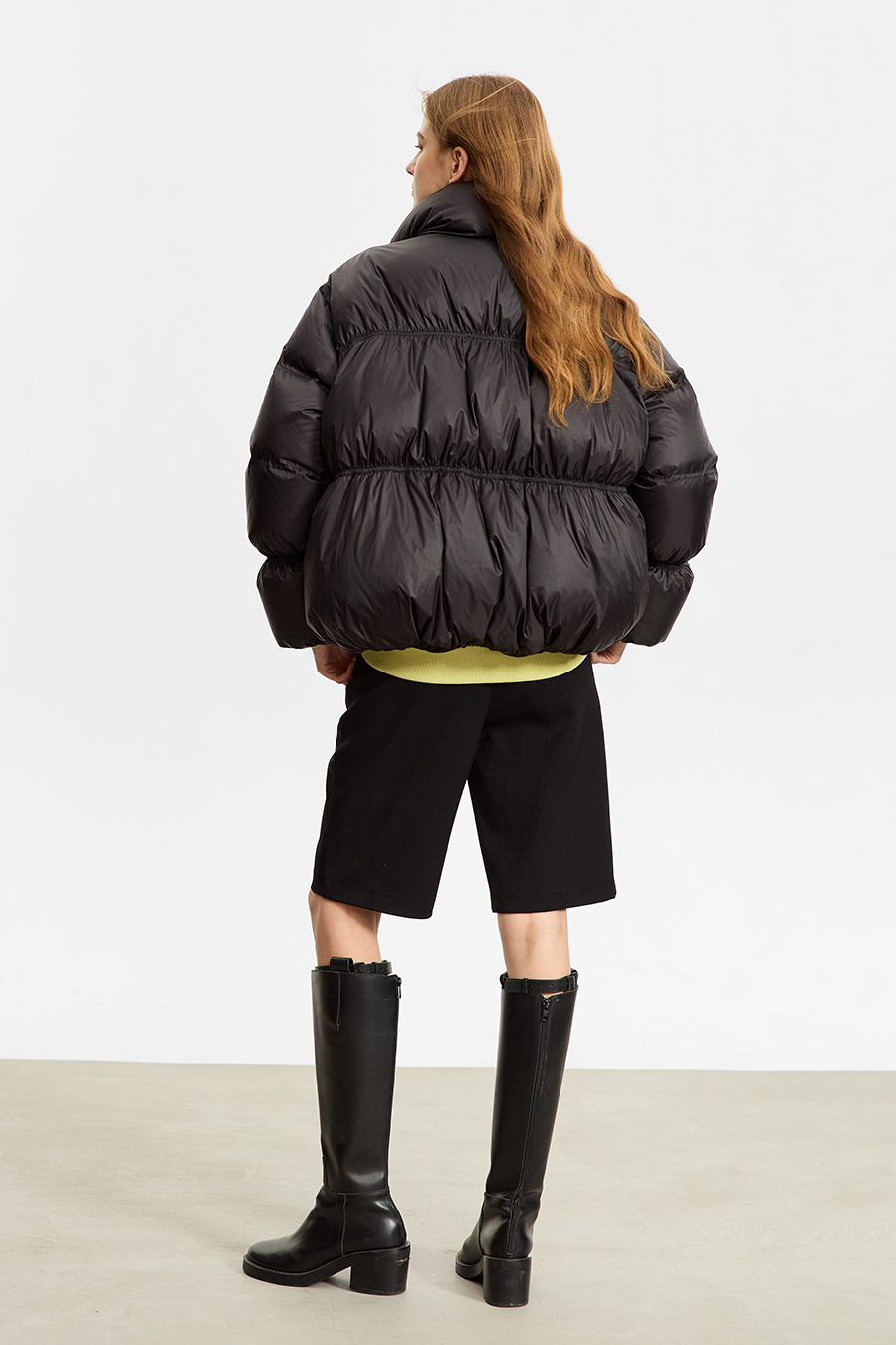 Bud-shaped Short Down Jacket|AMII-AMII.com