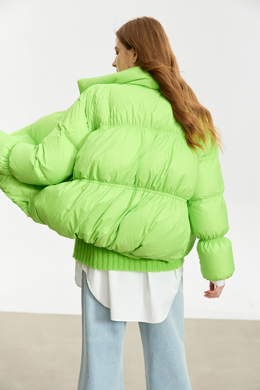 Bud-shaped Short Down Jacket|AMII-AMII.com