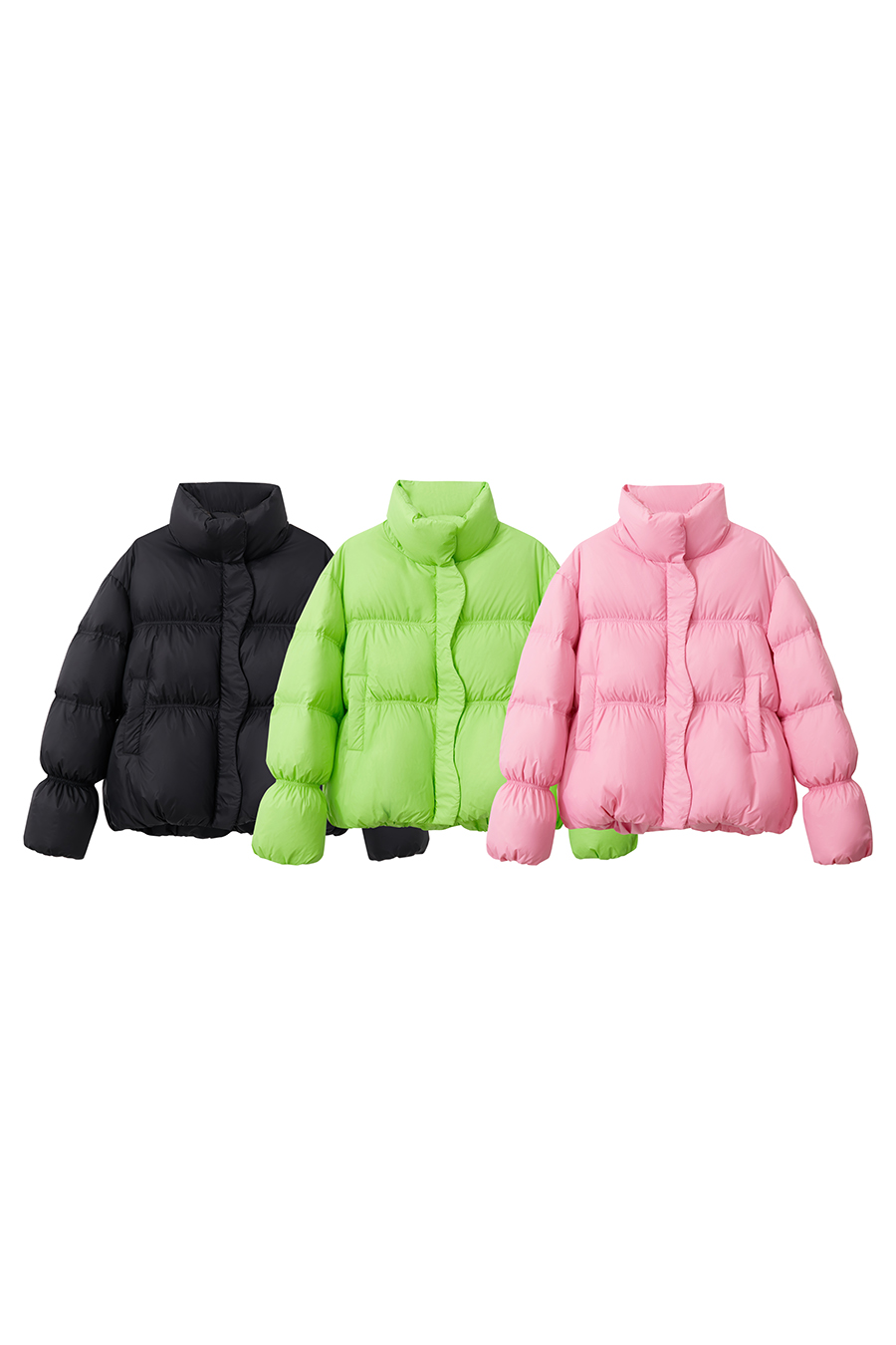 Bud-shaped Short Down Jacket|AMII-AMII.com