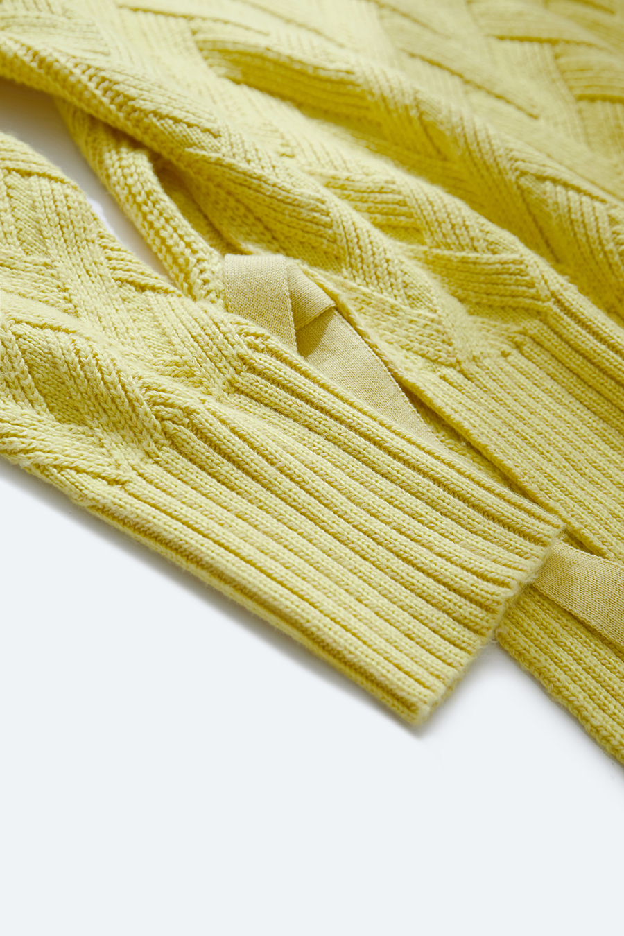 High Neck Cable Knit Loose Sweater|AMII-AMII.com