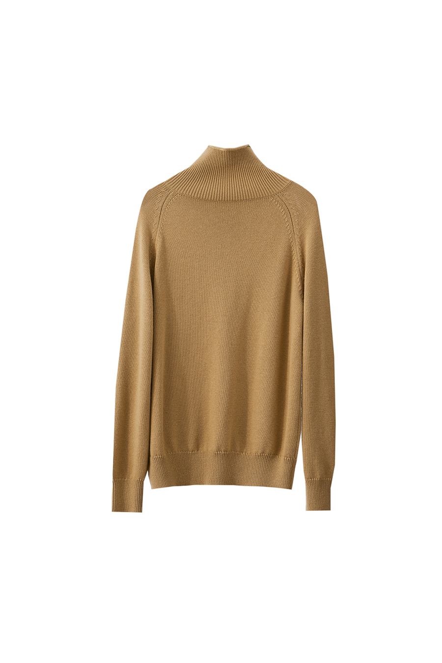 Mid - Length Loose High Neck Sweater|AMII-AMII.com