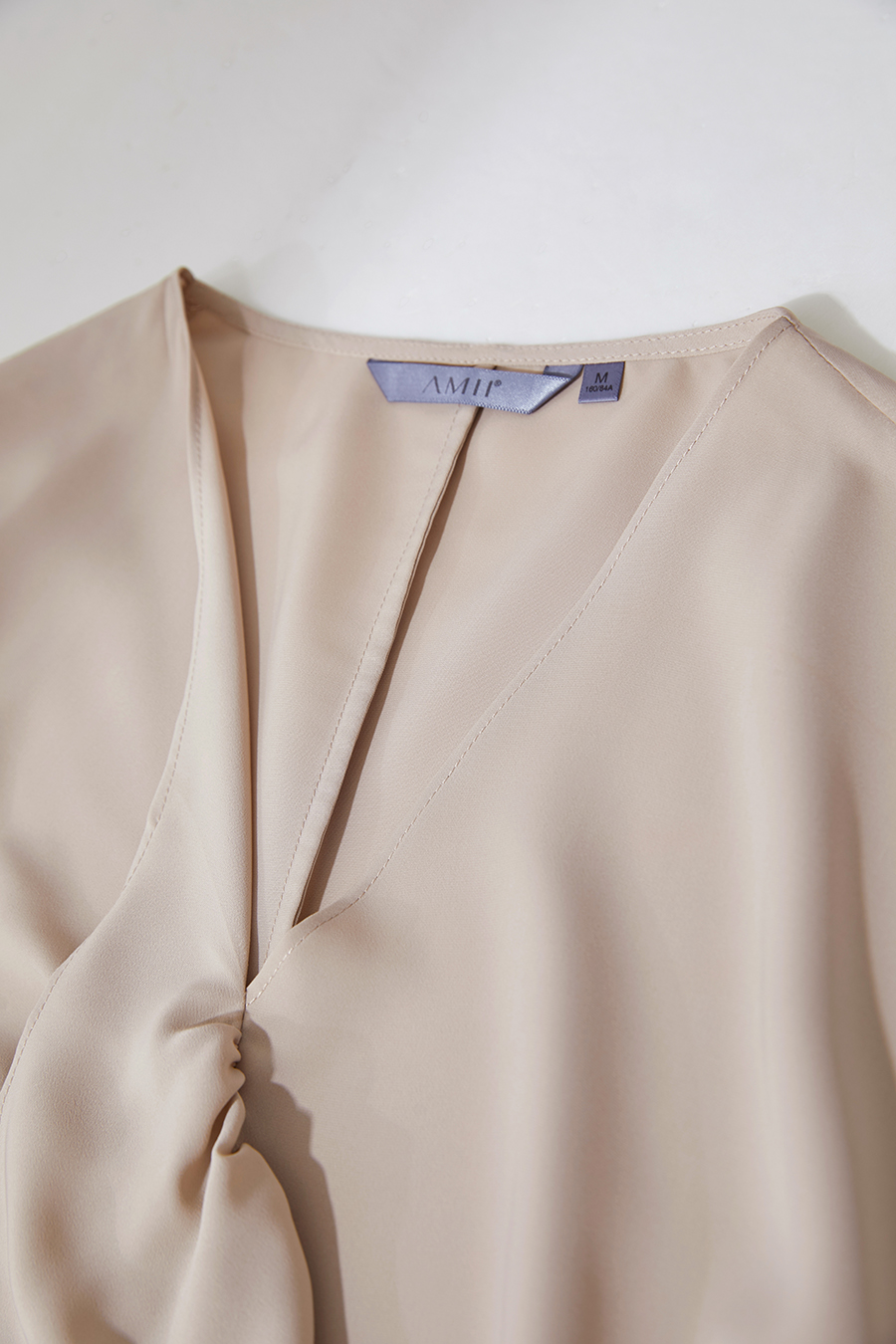 V-neck Ruffled Dress