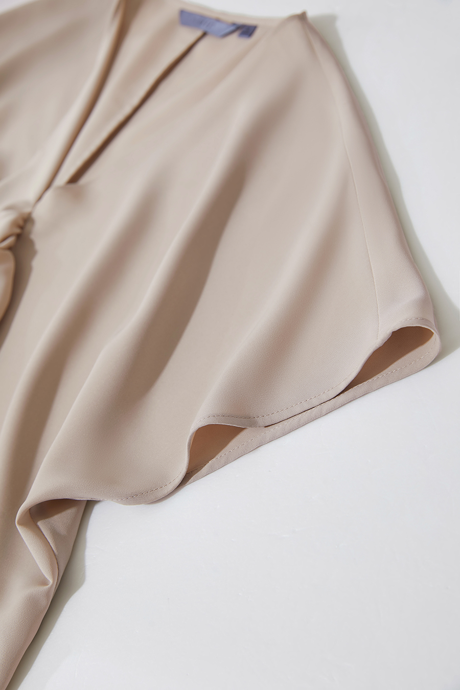 V-neck Ruffled Dress