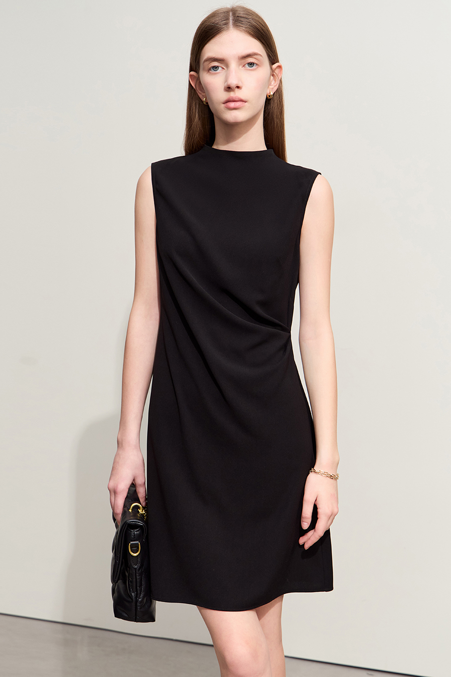 Stretchy Waist-tied Dress