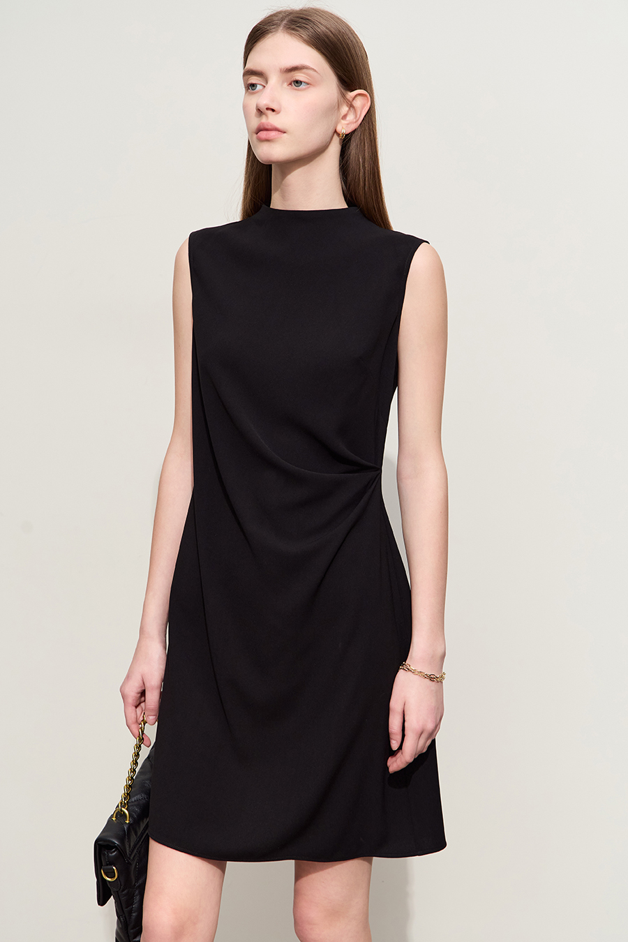 Stretchy Waist-tied Dress