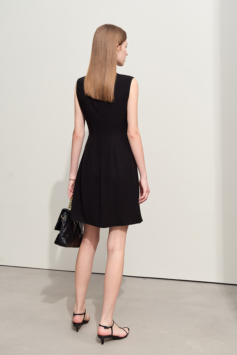 Stretchy Waist-tied Dress