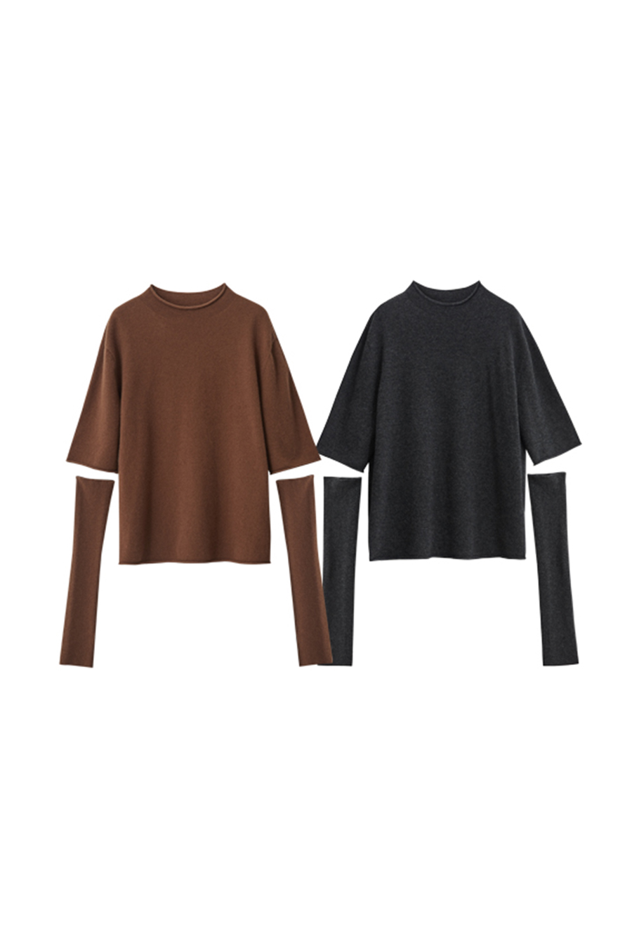 Cuff - equipped All - Wool Sweater|AMII-AMII.com