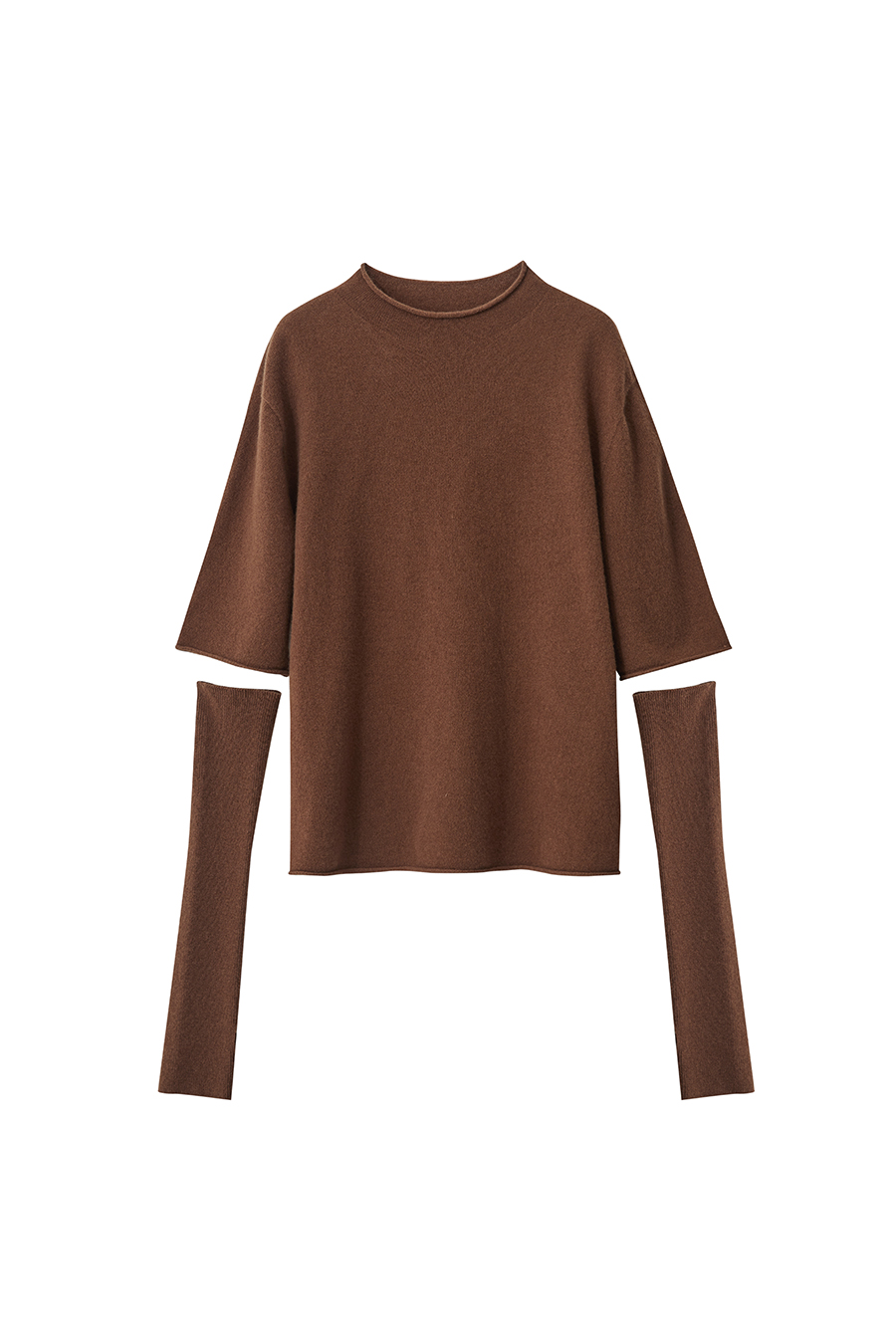 Cuff - equipped All - Wool Sweater|AMII-AMII.com