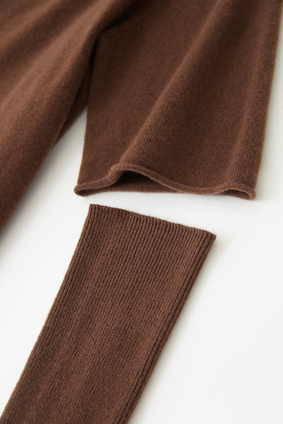 Cuff - equipped All - Wool Sweater|AMII-AMII.com