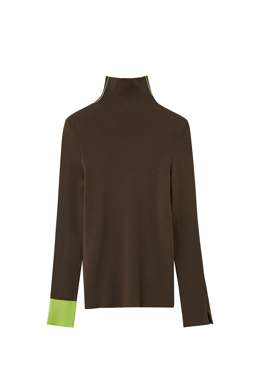 Color - block Spliced Slim Sweater|AMII-AMII.com