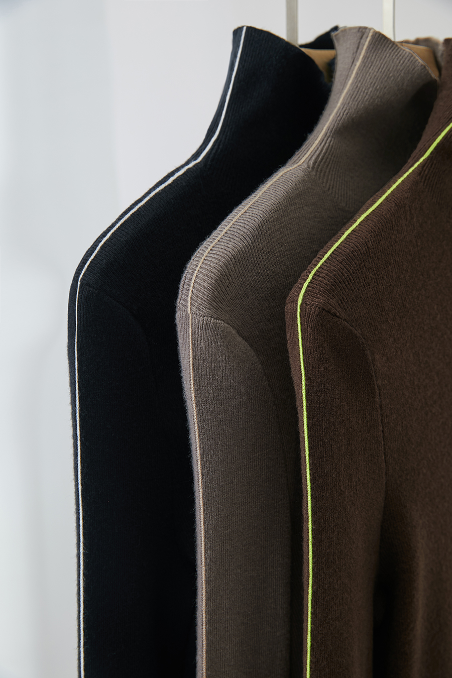 Color - block Spliced Slim Sweater|AMII-AMII.com