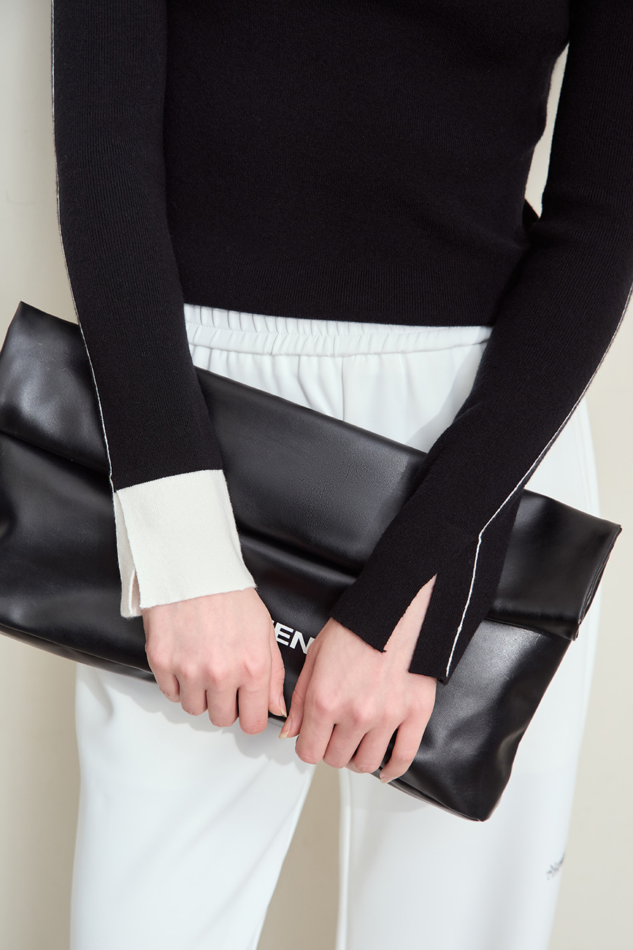 Color - block Spliced Slim Sweater|AMII-AMII.com