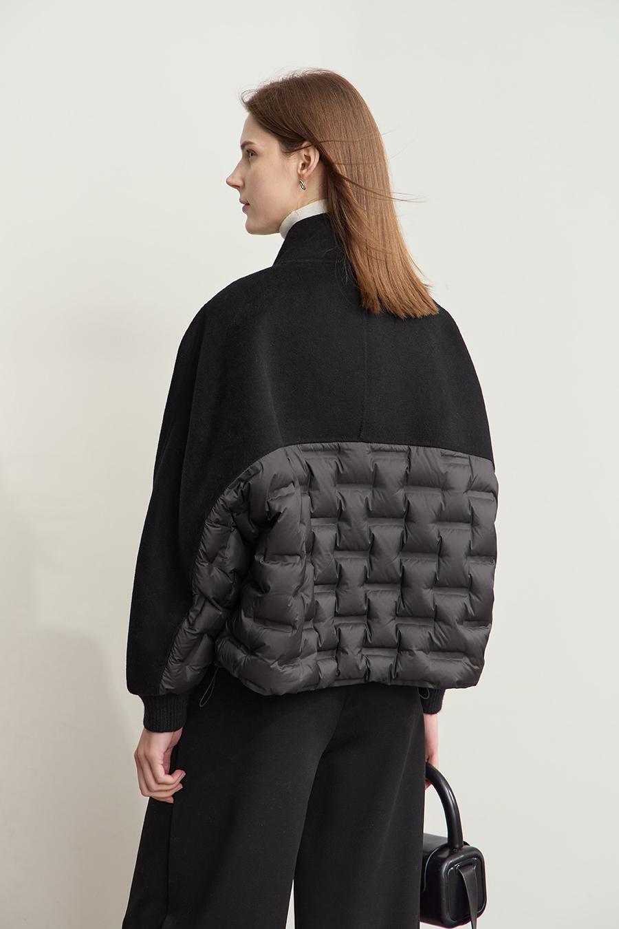 Color - block Spliced Down Jacket|AMII-AMII.com