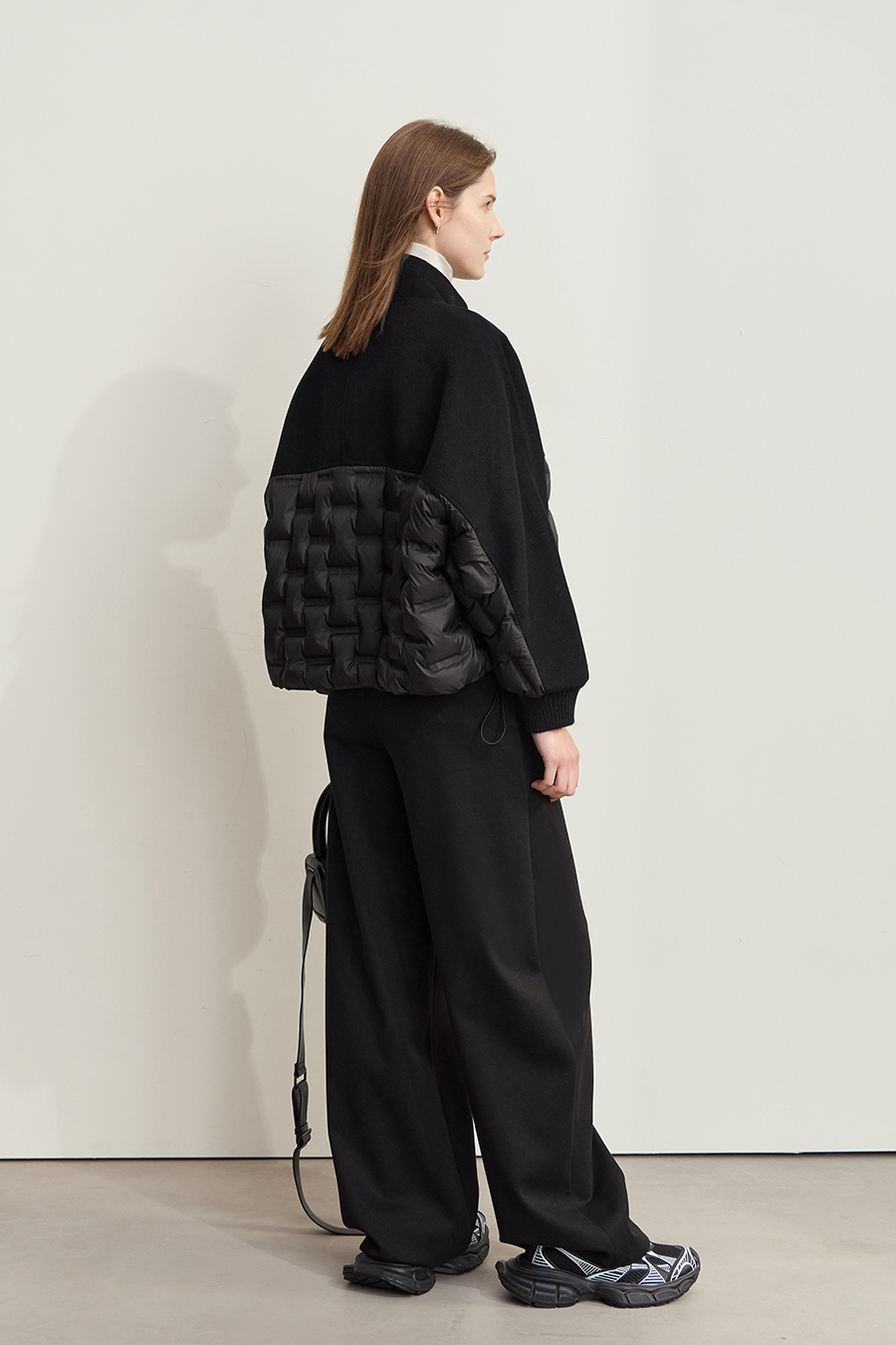 Color - block Spliced Down Jacket|AMII-AMII.com