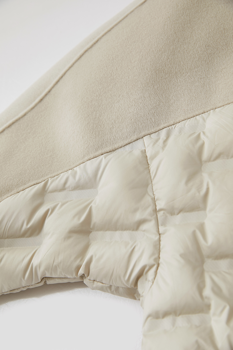 Color - block Spliced Down Jacket|AMII-AMII.com