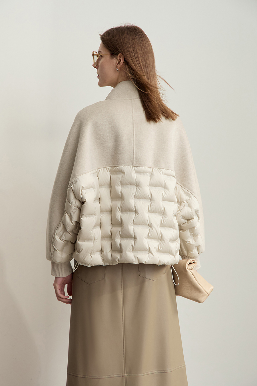 Color - block Spliced Down Jacket|AMII-AMII.com