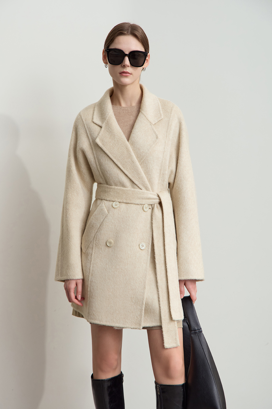 Alpaca & Wool Double-faced Wool Coat