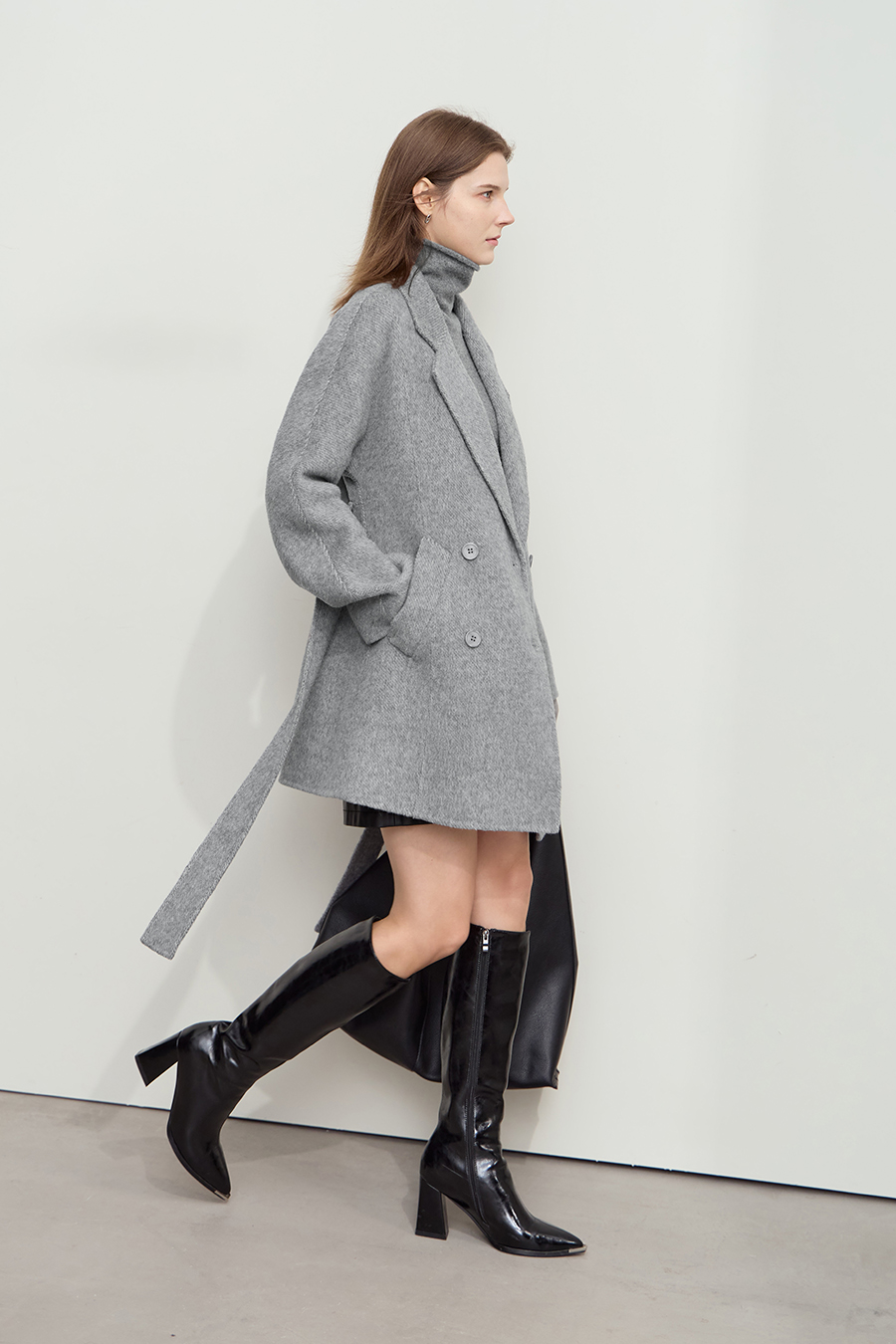 Alpaca & Wool Double-faced Wool Coat