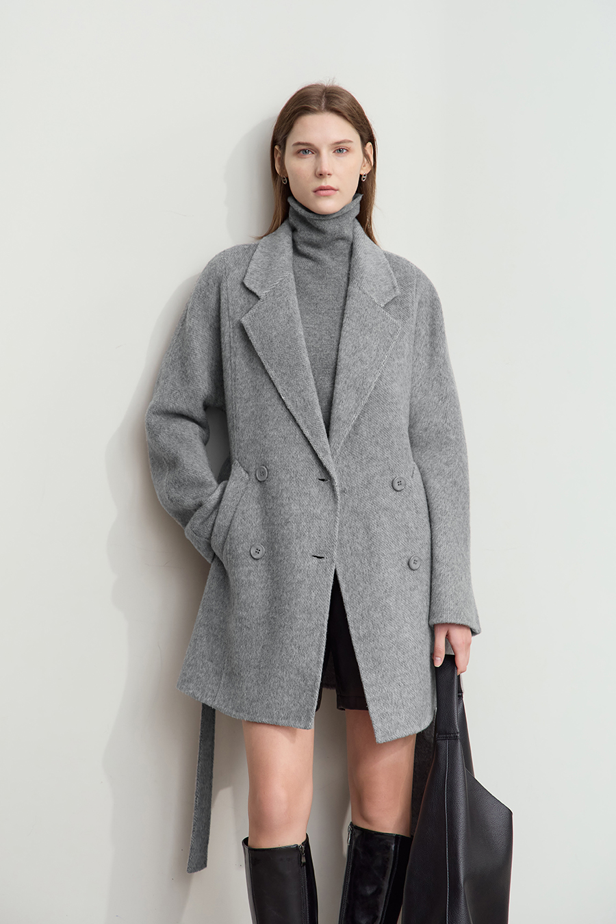 Alpaca & Wool Double-faced Wool Coat