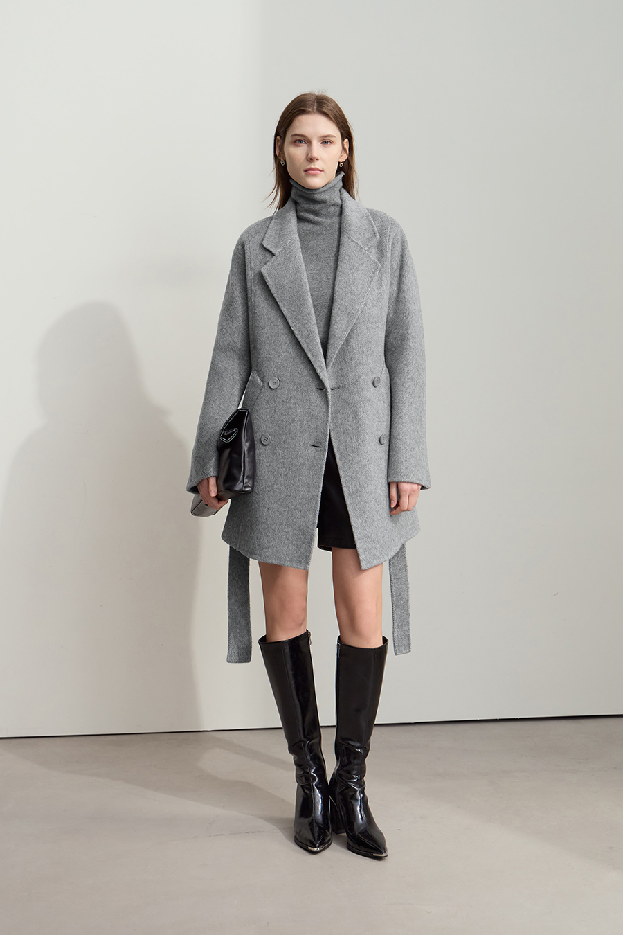 Alpaca & Wool Double-faced Wool Coat
