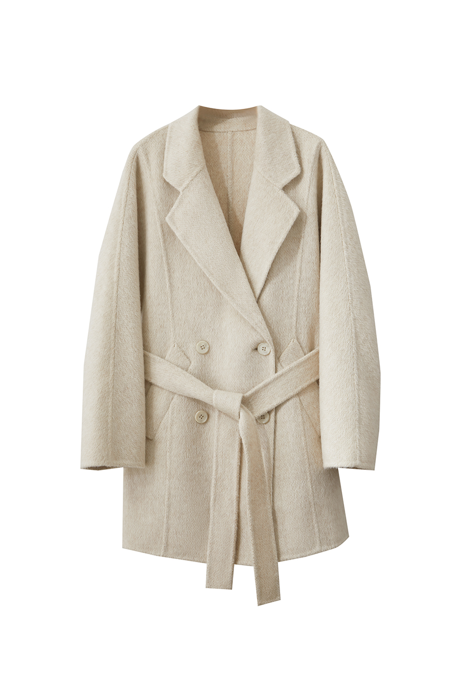Alpaca & Wool Double-faced Wool Coat