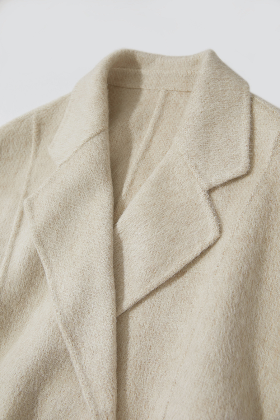 Alpaca & Wool Double-faced Wool Coat