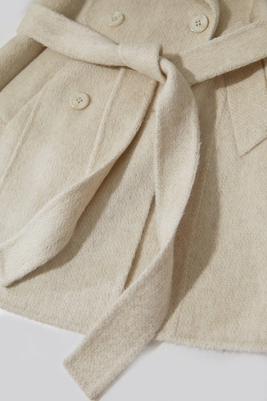 Alpaca & Wool Double-faced Wool Coat