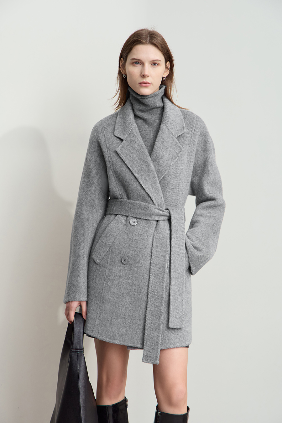 Alpaca & Wool Double-faced Wool Coat