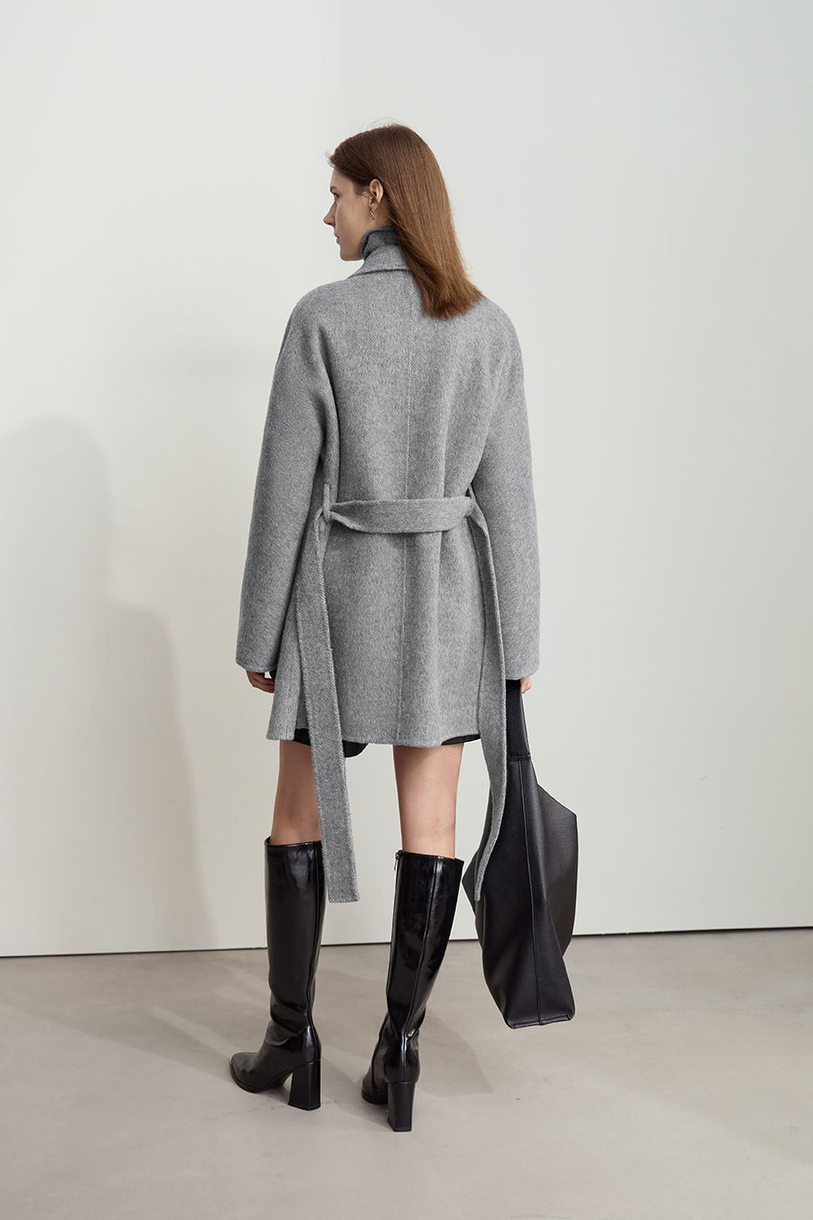 Alpaca & Wool Double-faced Wool Coat