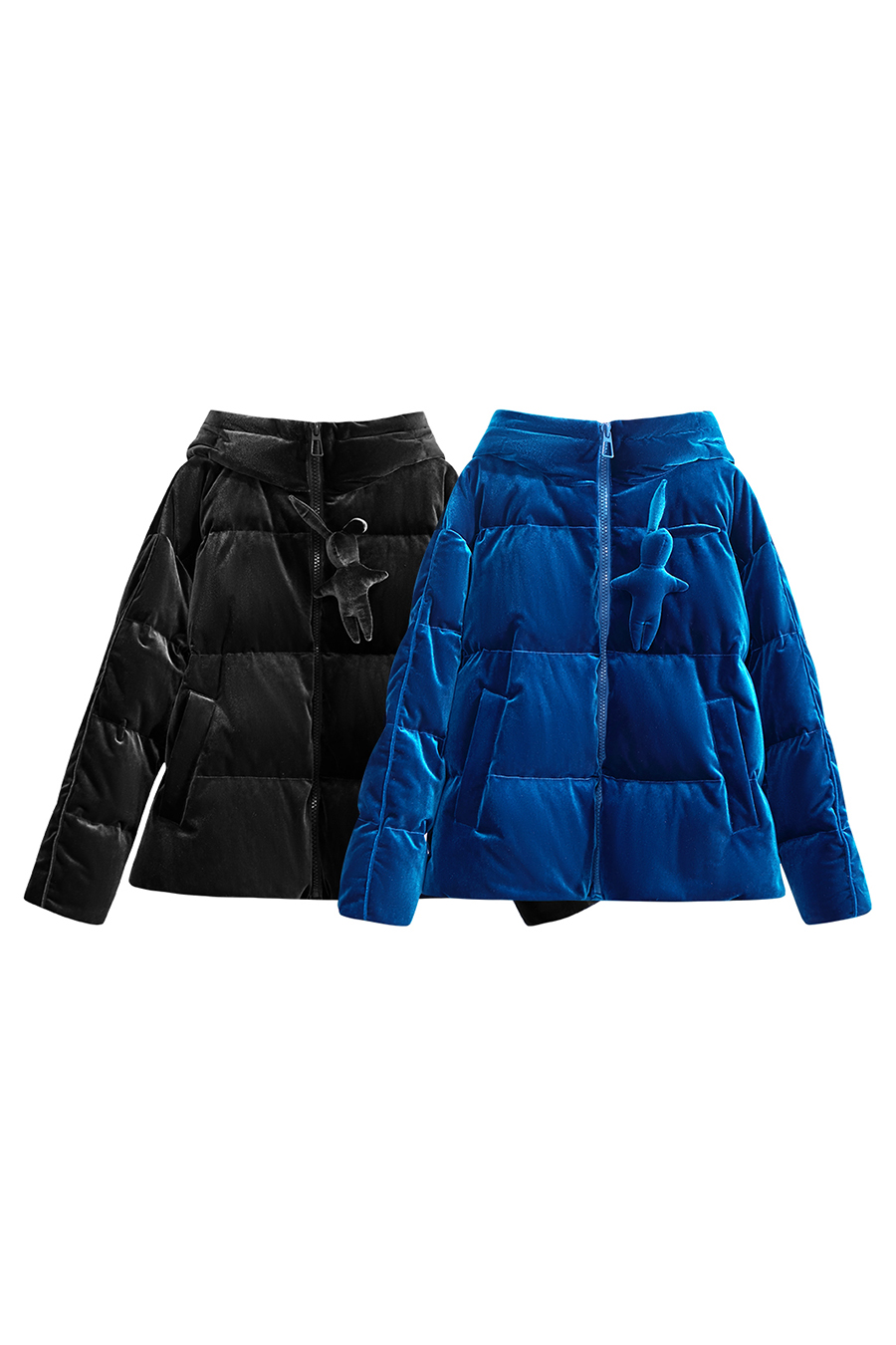 Thickened Velvet Down Jacket|AMII-AMII.com