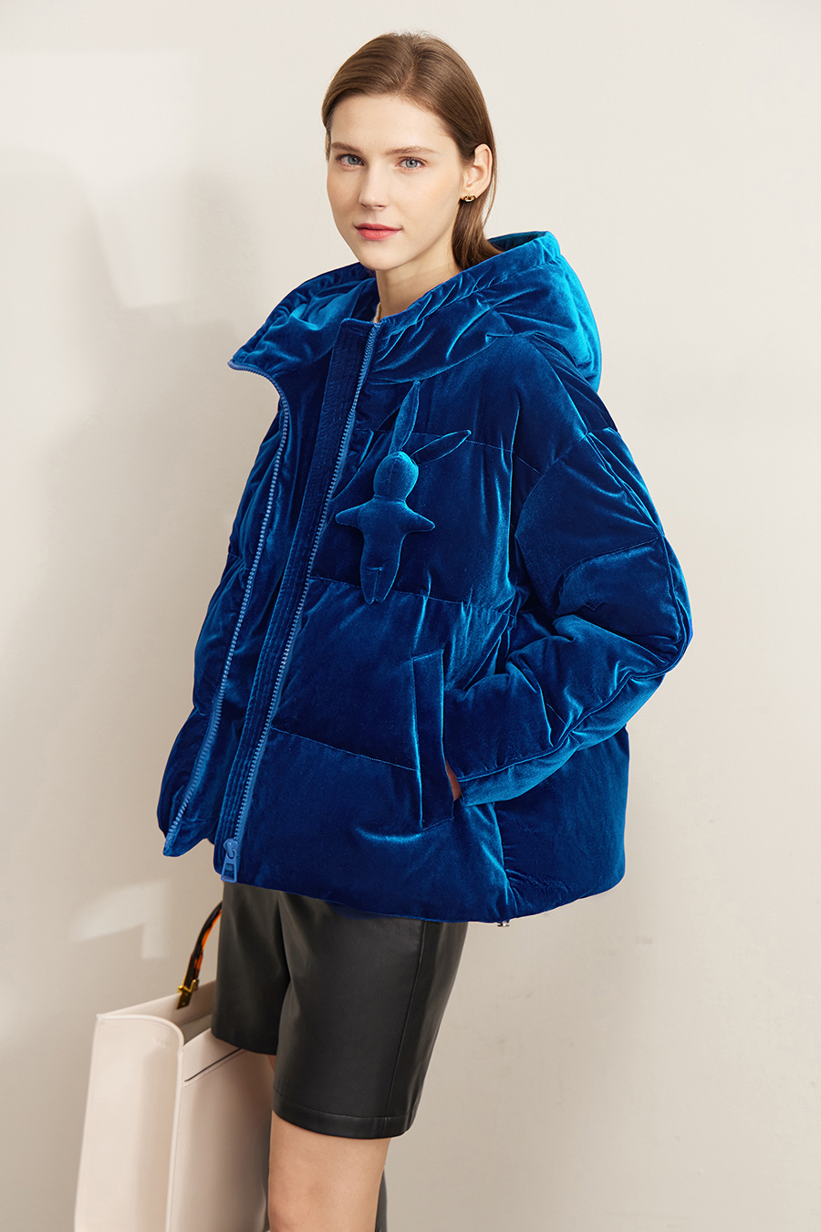 Thickened Velvet Down Jacket|AMII-AMII.com